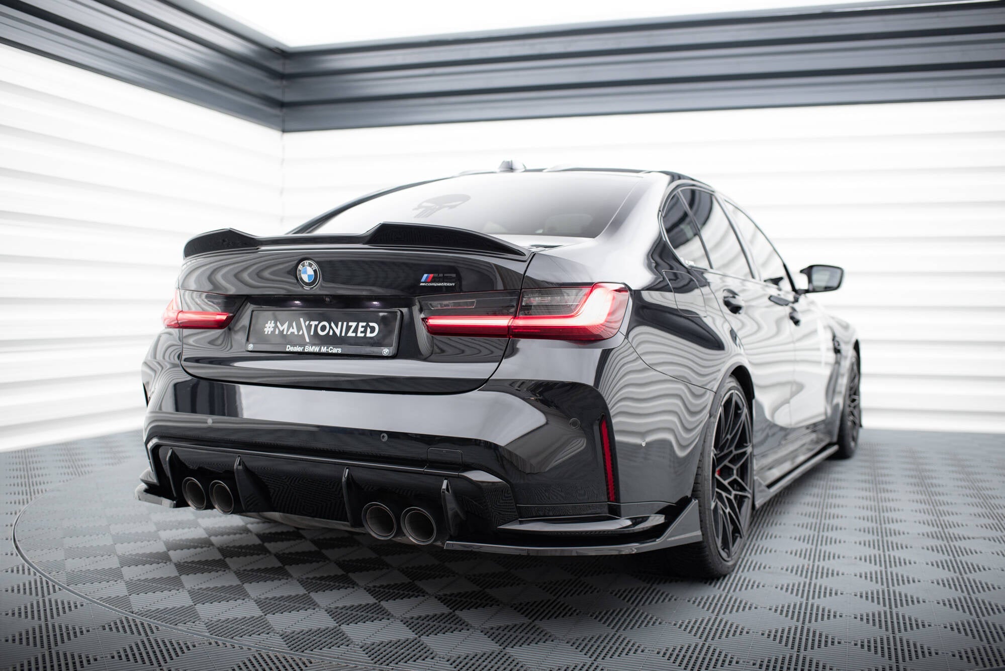 Maxton Design Extensión de alerón 3D para BMW M340i / 3 M-Pack / M3 Sedan G20 - imagen 7