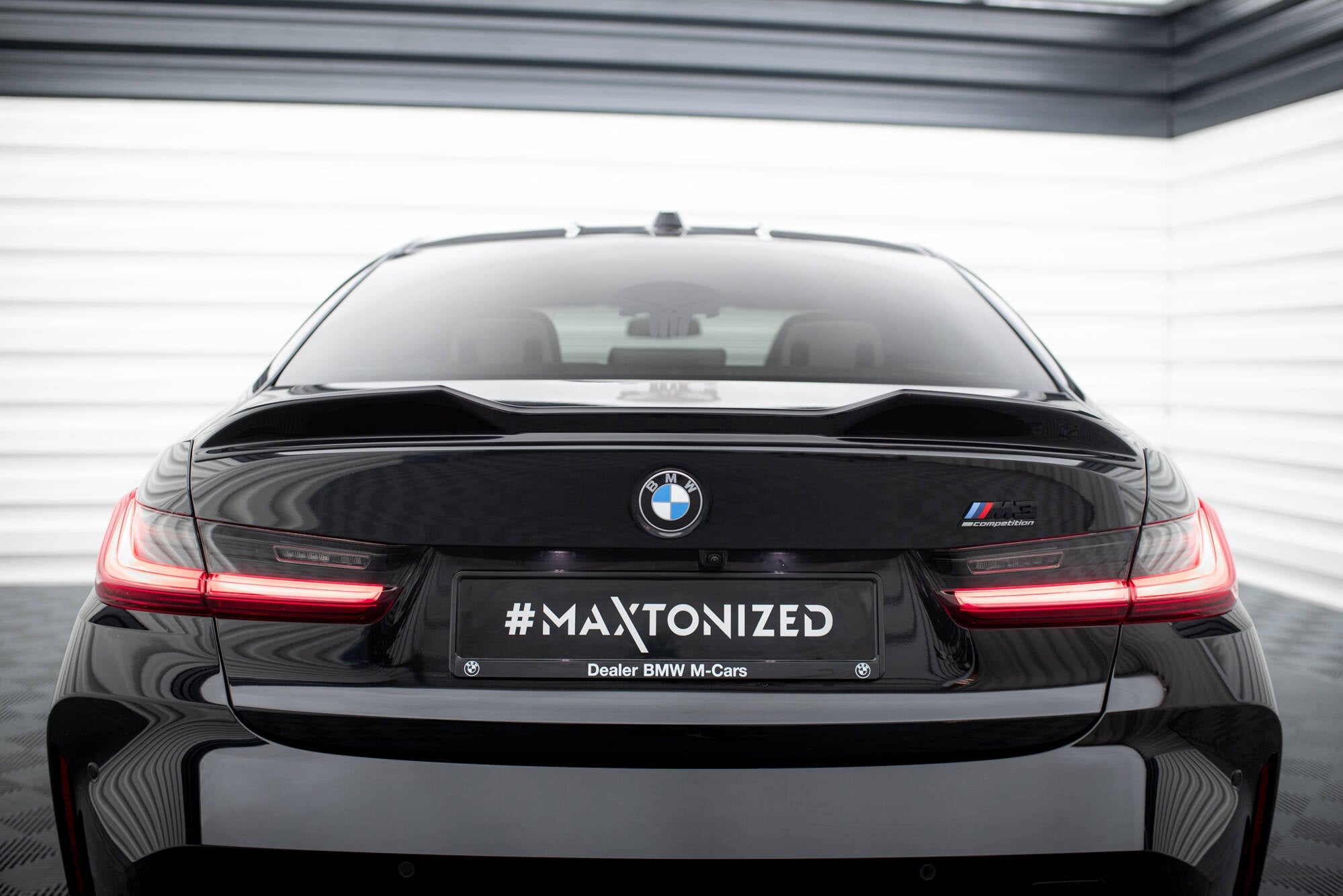 Maxton Design Extensión de alerón 3D para BMW M340i / 3 M-Pack / M3 Sedan G20 - imagen 9
