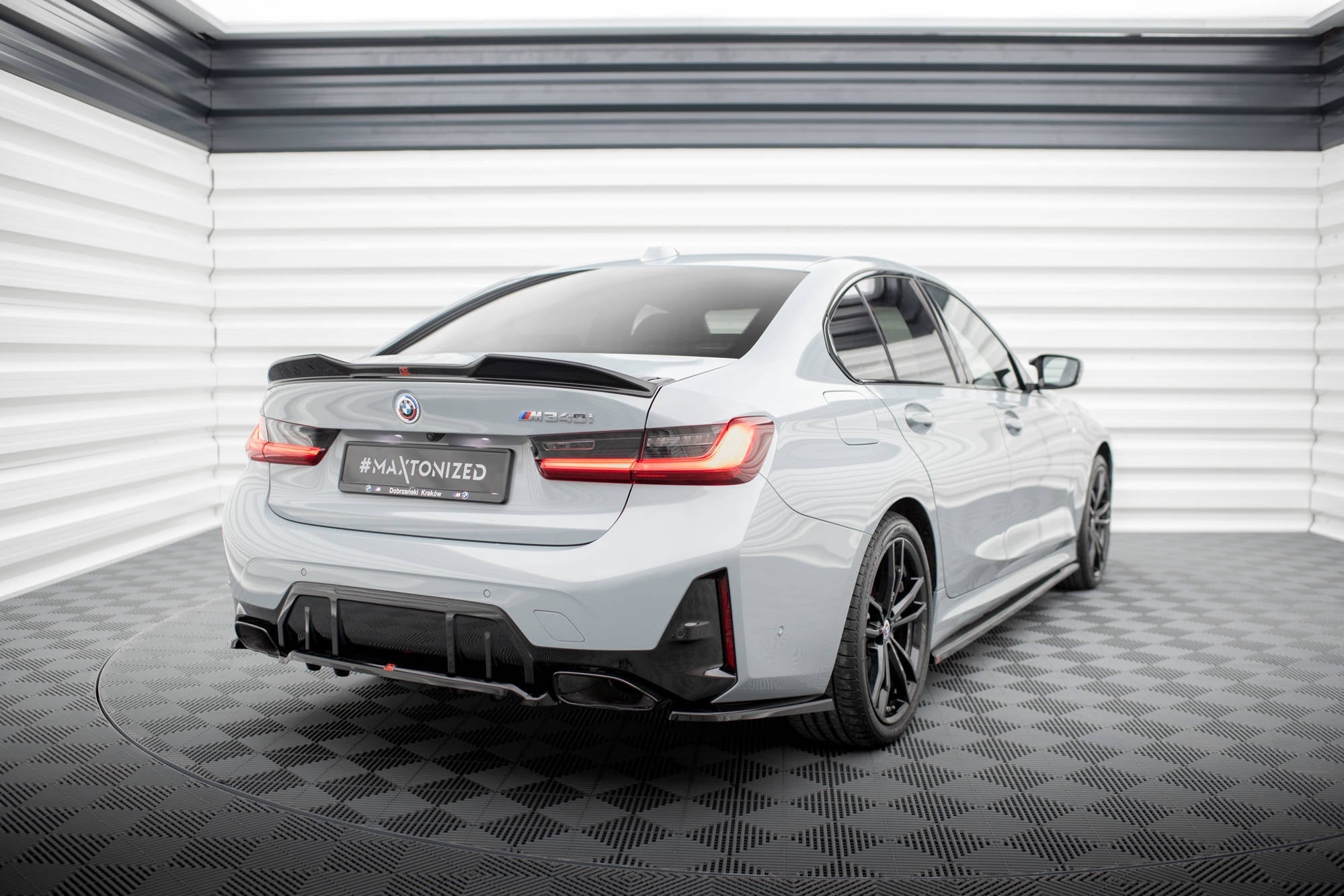 Maxton Design Extensión de alerón 3D para BMW M340i / 3 M-Pack / M3 Sedan G20 - imagen 2