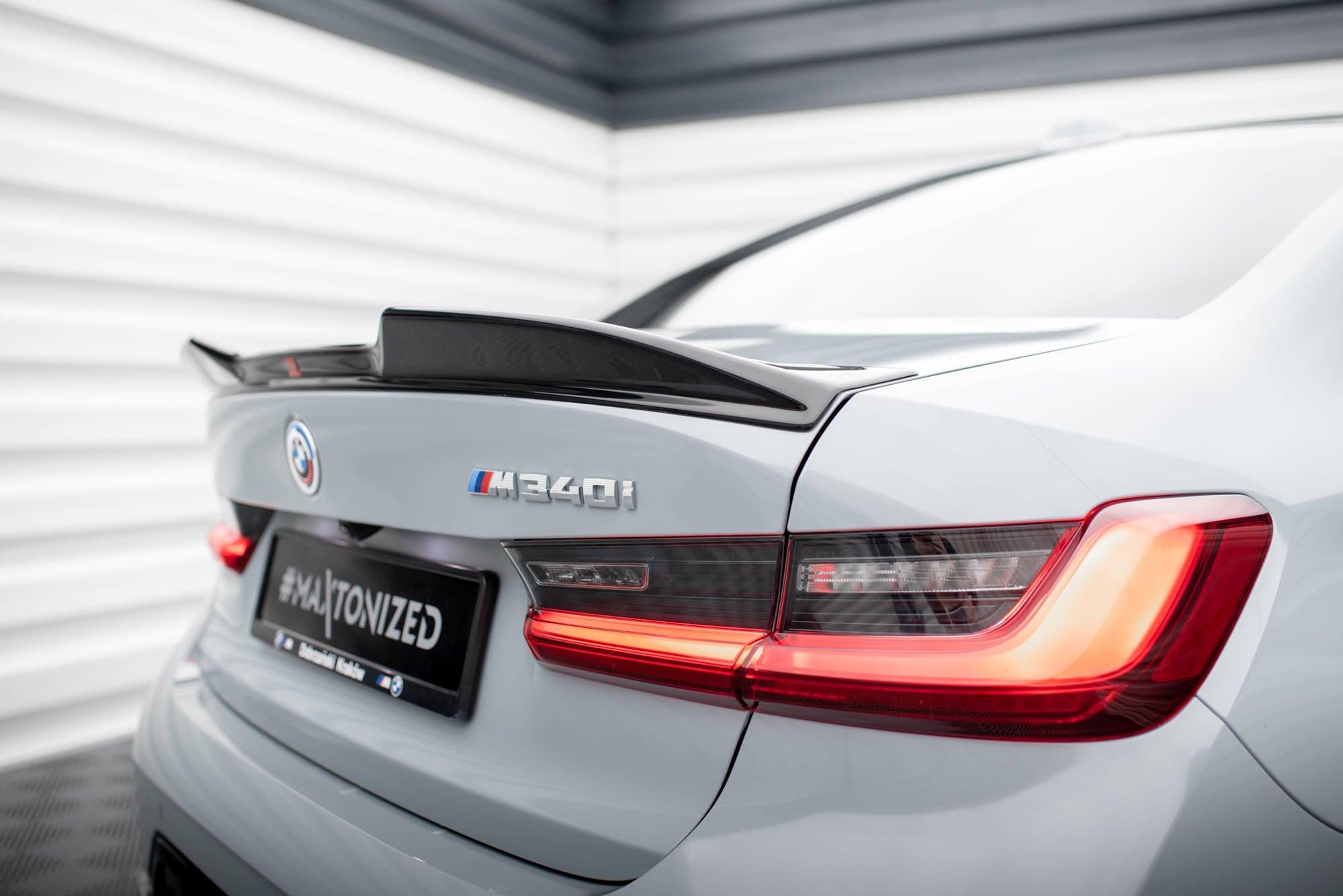 Maxton Design Extensión de alerón 3D para BMW M340i / 3 M-Pack / M3 Sedan G20 - imagen 3