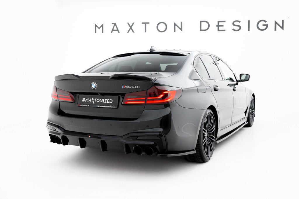 Maxton Design Extensión de alerón 3D para BMW 5 Standard / M-Pack / M550 Sedan G30 / G30 Facelift - imagen 2