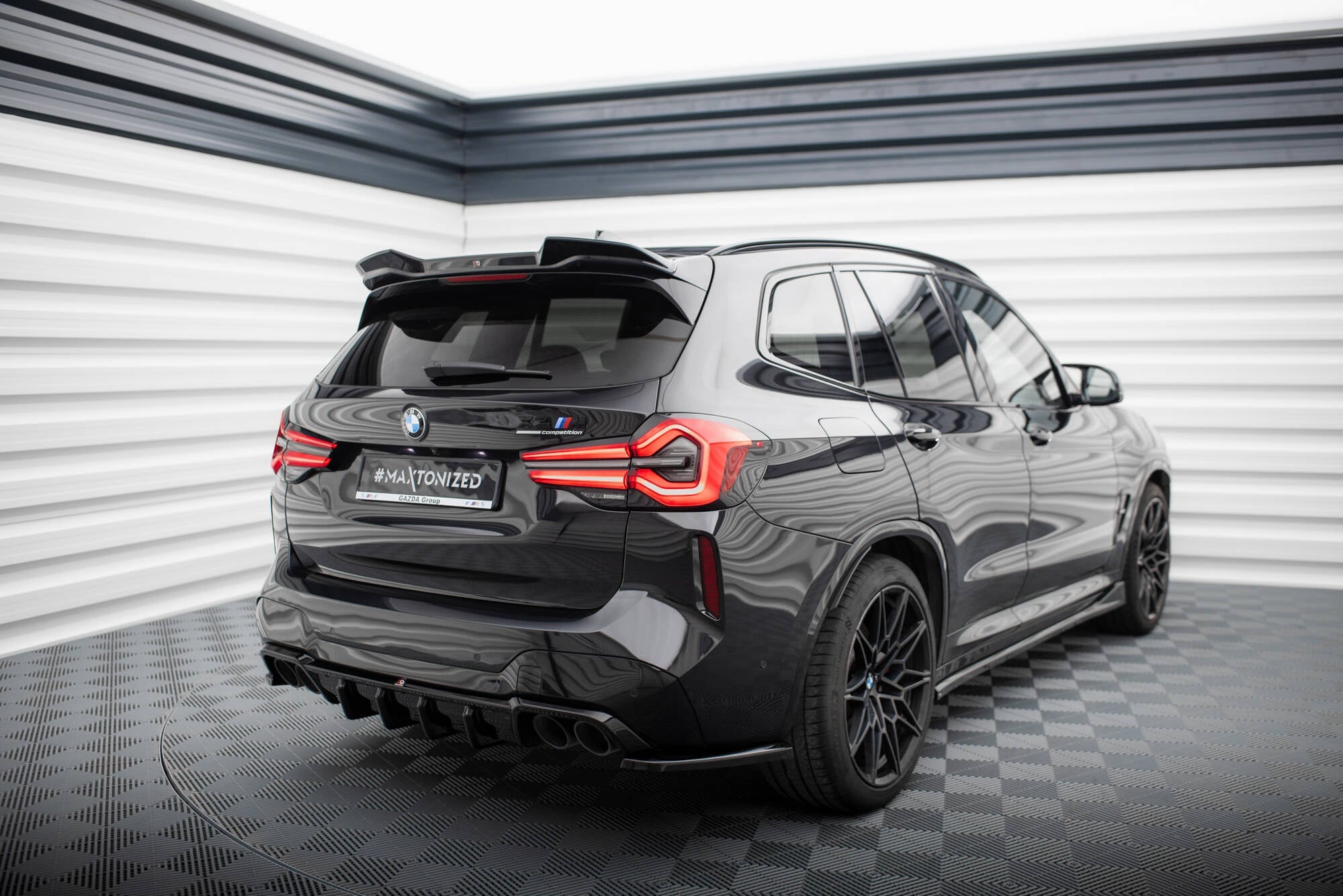 Maxton Design Extensión de alerón 3D para BMW X3 M F97 / F97 Facelift - imagen 3