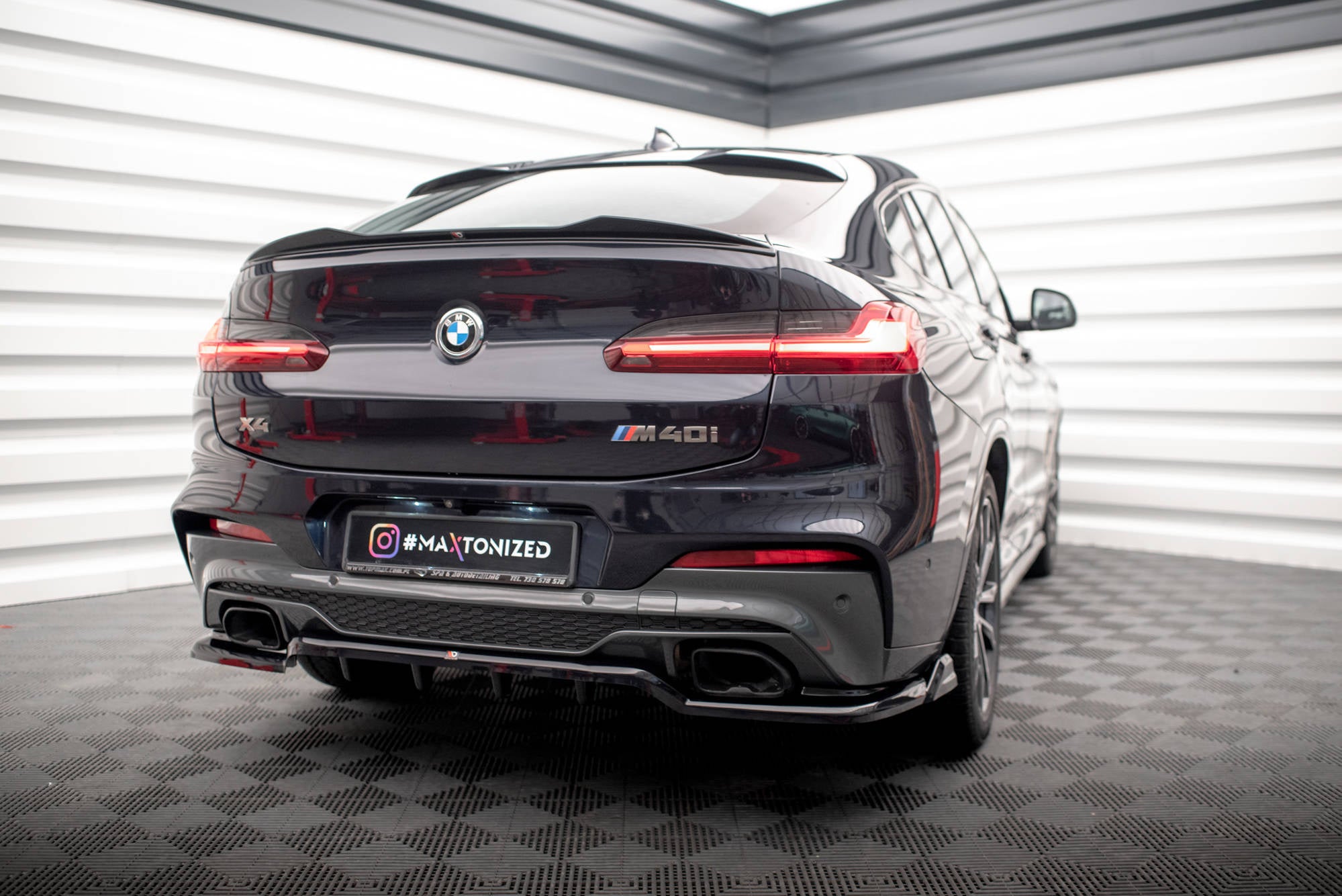 Maxton Design Extensión de alerón 3D para BMW X4 M-Pack G02 - imagen 2