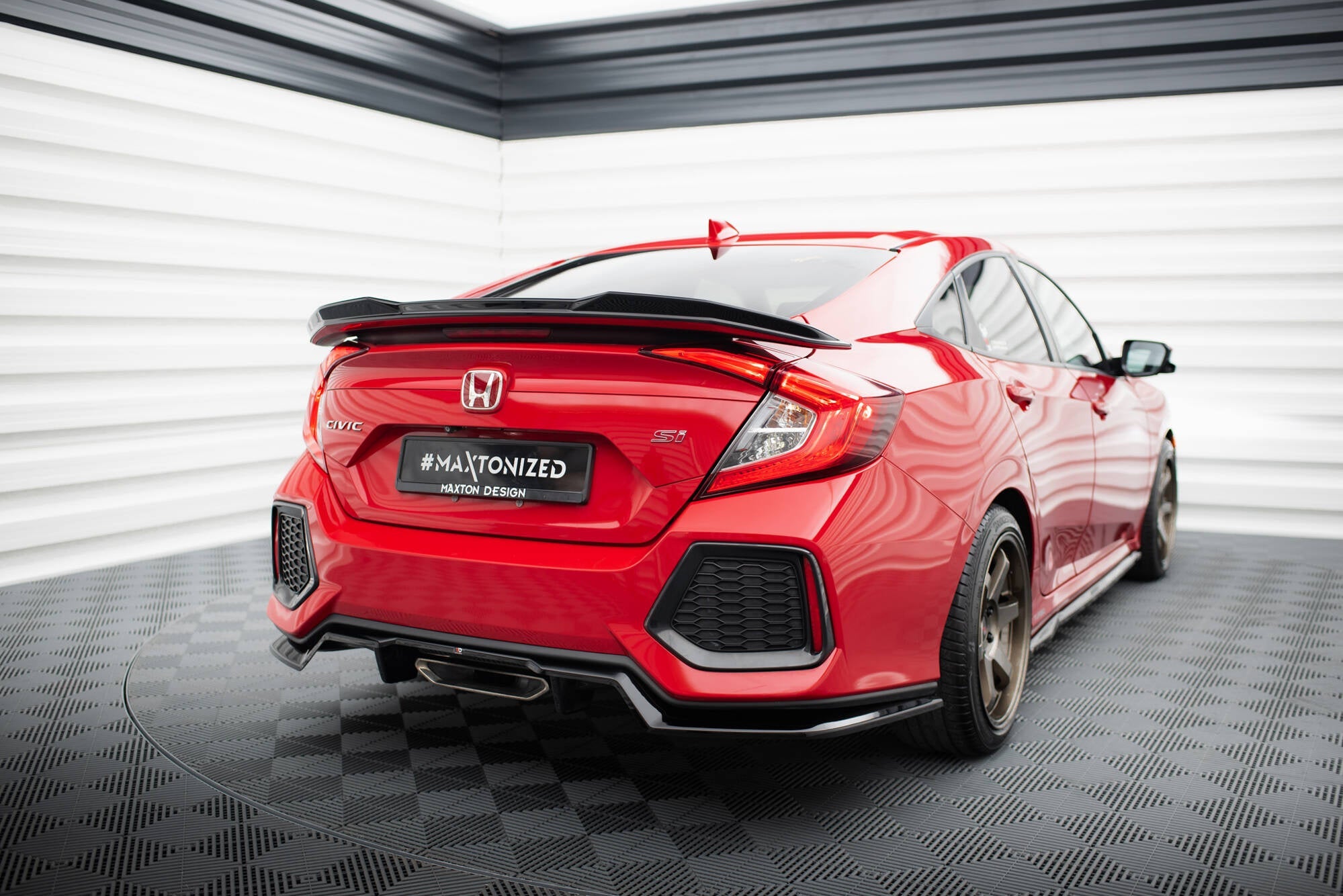 Maxton Design Extensión de alerón 3D para Honda Civic SI Mk10 - imagen 2