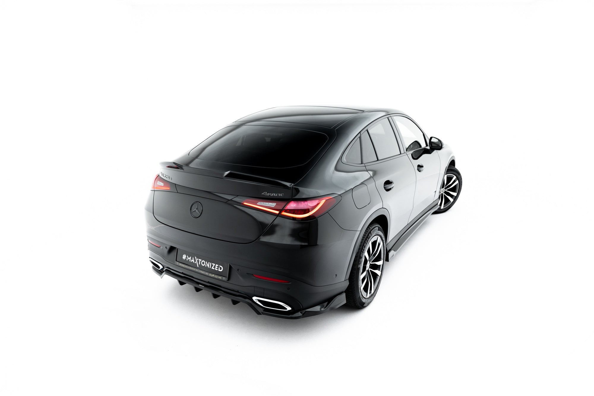Maxton Design Extensión de alerón 3D para Mercedes-Benz GLC Coupe C254 - imagen 1