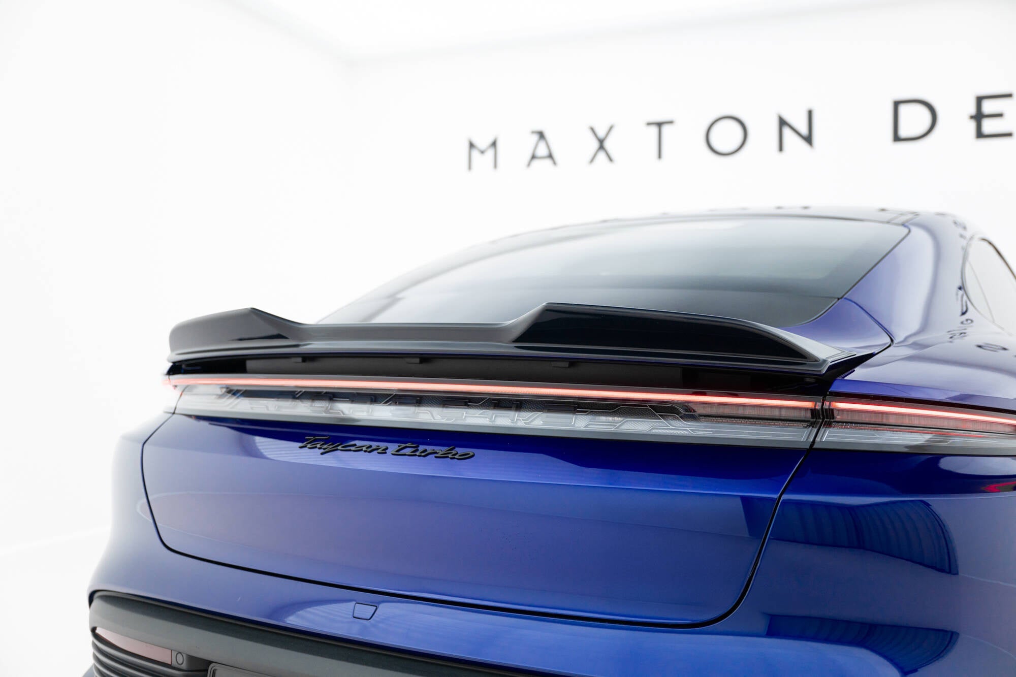 Maxton Design Extensión de alerón 3D para Porsche Taycan Turbo S Mk1 - imagen 1