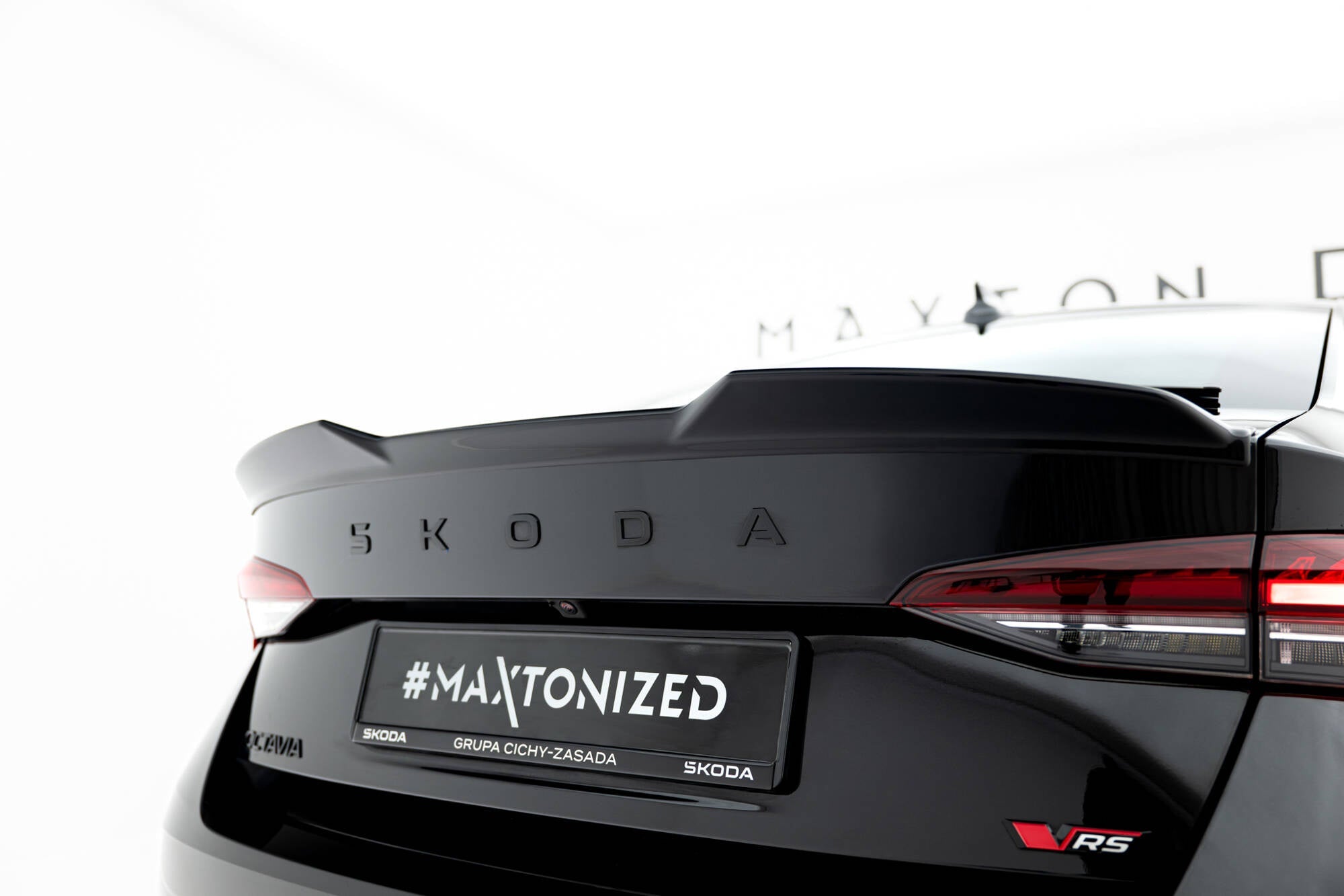 Maxton Design Extensión de alerón 3D para Skoda Octavia RS / Sportline / Standard Liftback Mk4 / Mk4 Facelift - imagen 1