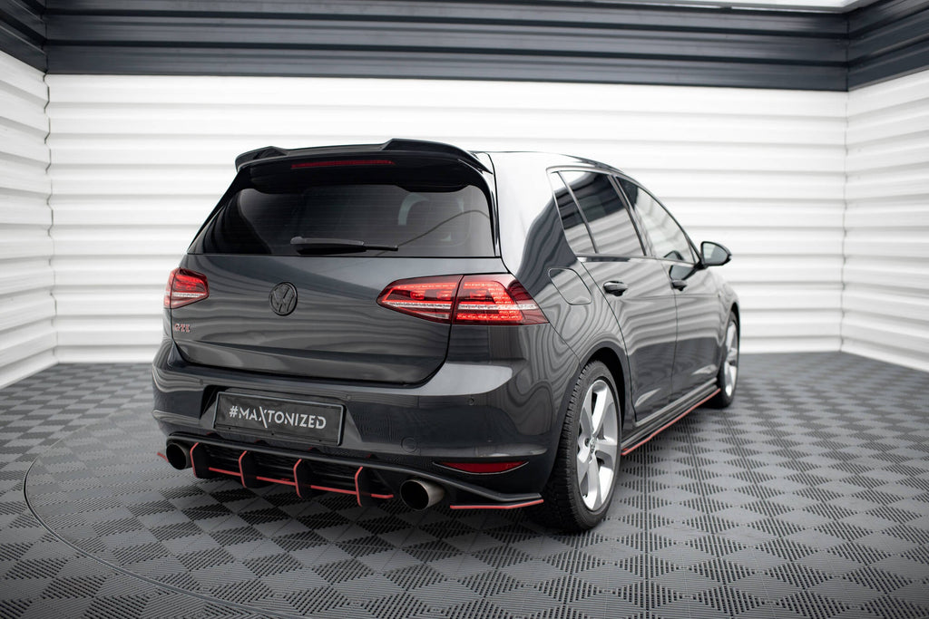 Maxton Design Extensión de alerón 3D para Volkswagen Golf R / R-Line / GTI / GTD Mk7 / Mk7 Facelift - imagen 4