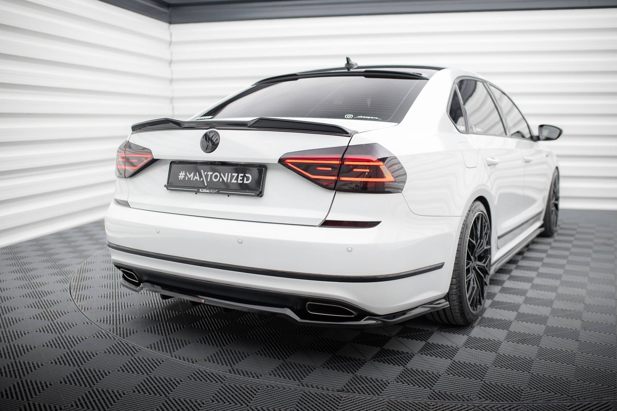 Maxton Design Extensión de alerón 3D para Volkswagen Passat GT B8 Facelift USA - imagen 2