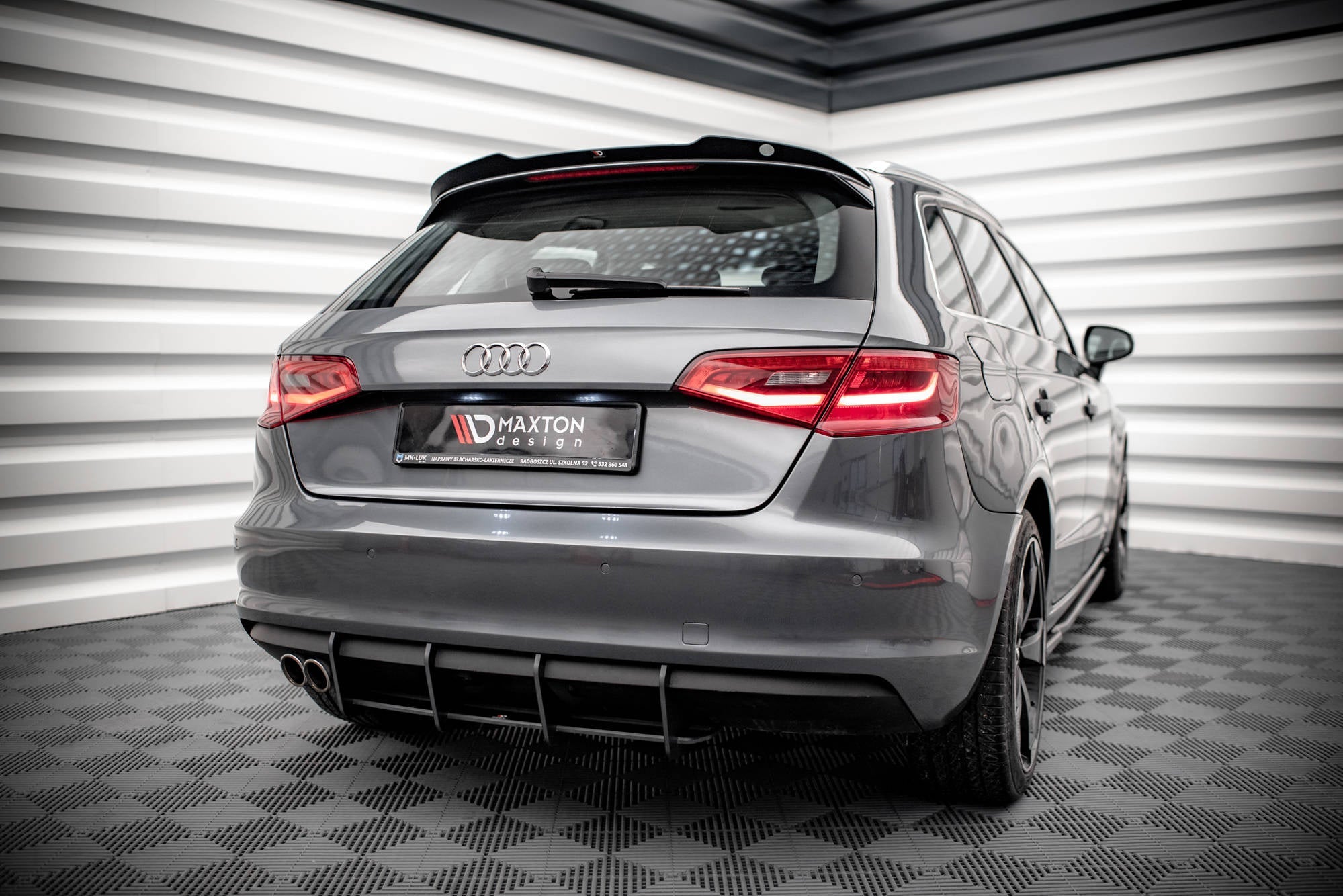 Maxton Design Extensión de alerón para Audi A3 Sportback 8V - imagen 2