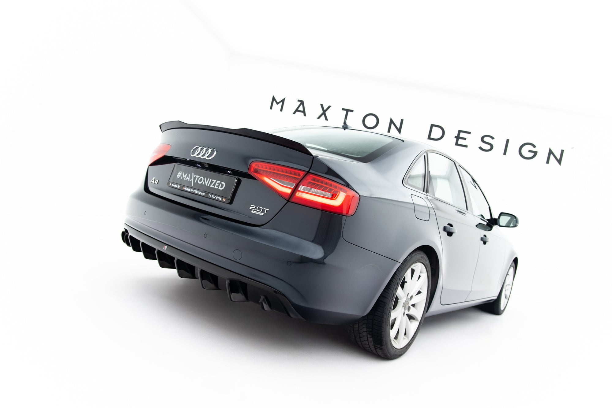 Maxton Design Extensión de alerón para Audi A4 Sedan B8 / B8 Facelift - imagen 2