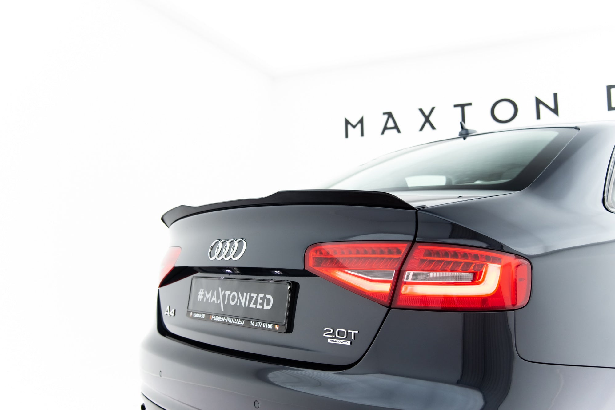 Maxton Design Extensión de alerón para Audi A4 Sedan B8 / B8 Facelift - imagen 1