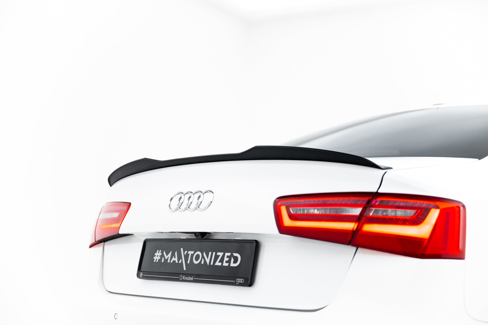 Maxton Design Extensión de alerón para Audi A6 / A6 S-line / S6 Sedan C7 Facelift - imagen 3