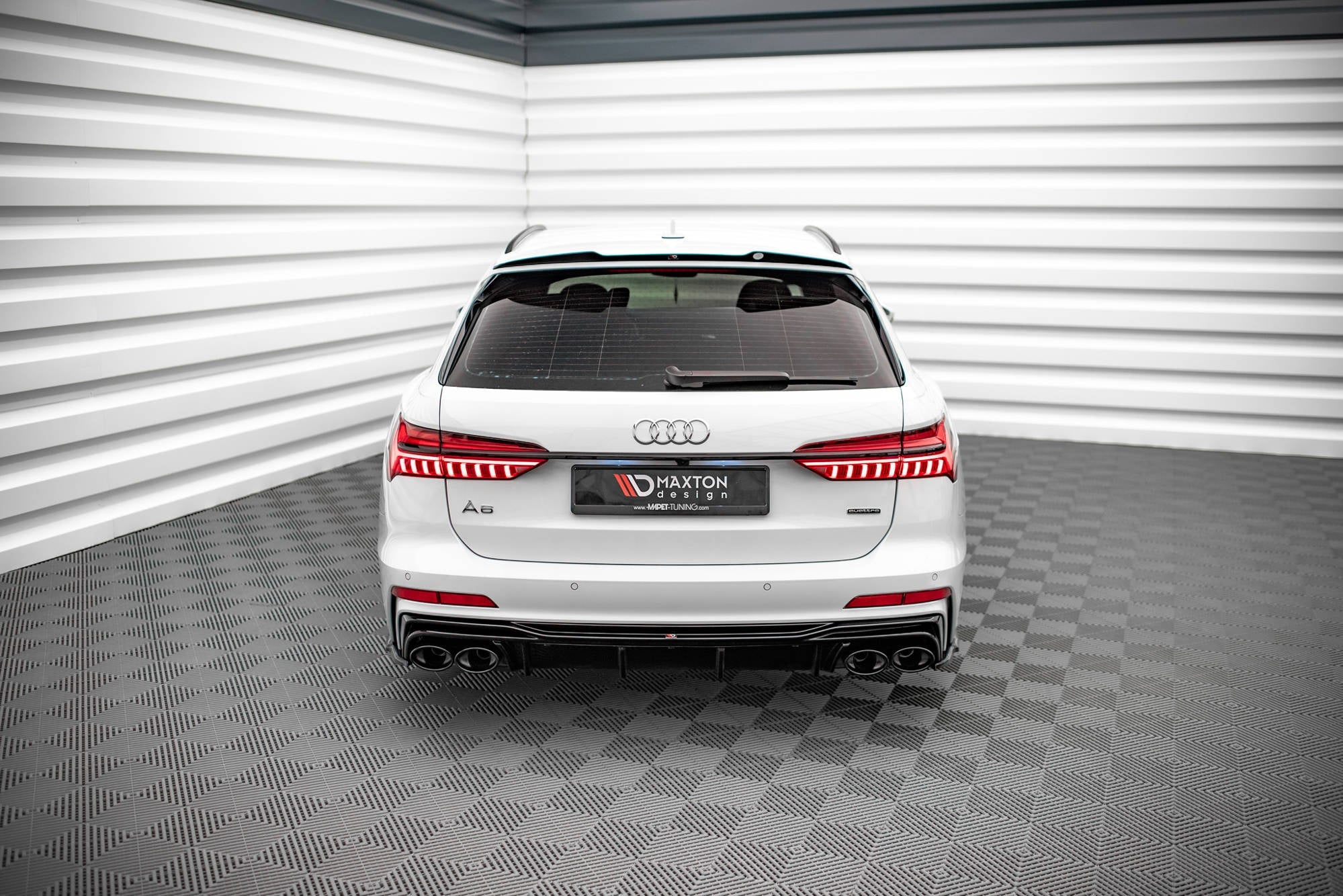 Maxton Design Extensión de alerón para Audi A6 Avant / A6 Allroad / A6 S-Line Avant / S6 Avant C8 / C8 Facelift - imagen 2