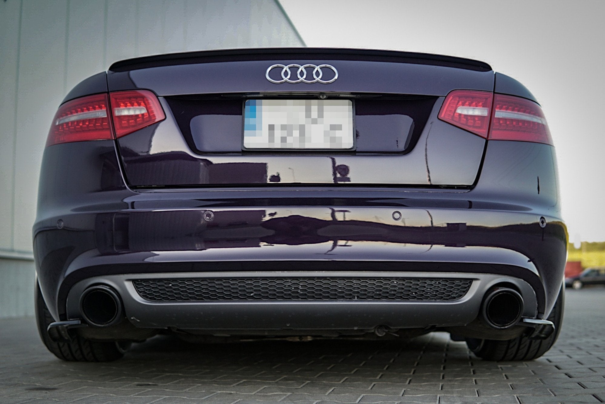 Maxton Design Extensión de alerón para Audi A6 S-Line C6 Facelift Sedan - imagen 5