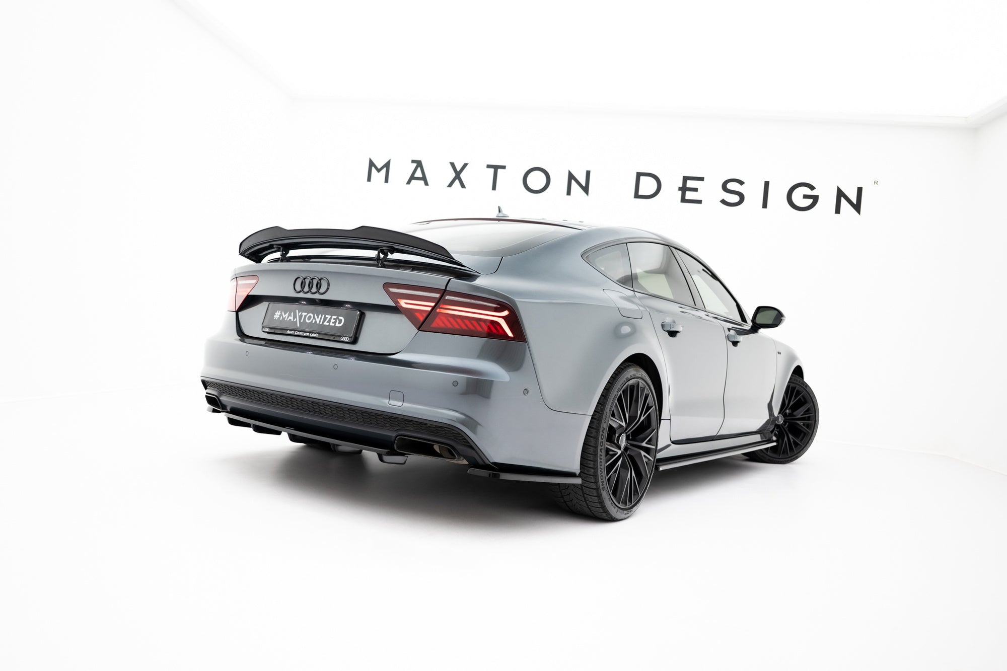 Maxton Design Extensión de alerón para Audi A7 / S7 / RS7 / A7 S-Line C7 / C7 Facelift - imagen 2