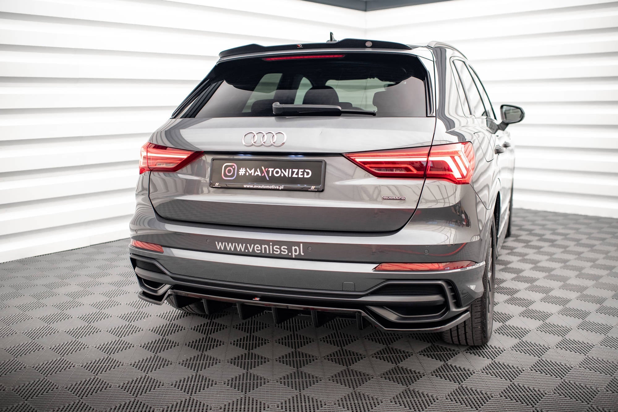 Maxton Design Extensión de alerón para Audi Q3 S-Line SUV F3 - imagen 2