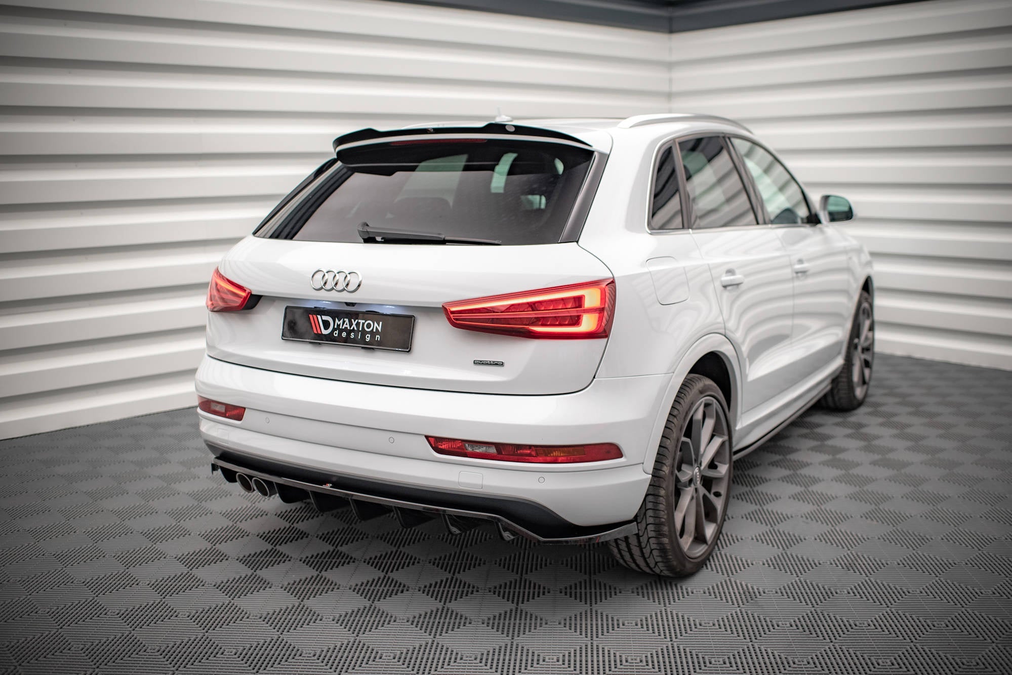 Maxton Design Extensión de alerón para Audi Q3 Sport 8U Facelift / S-Line 8U - imagen 2