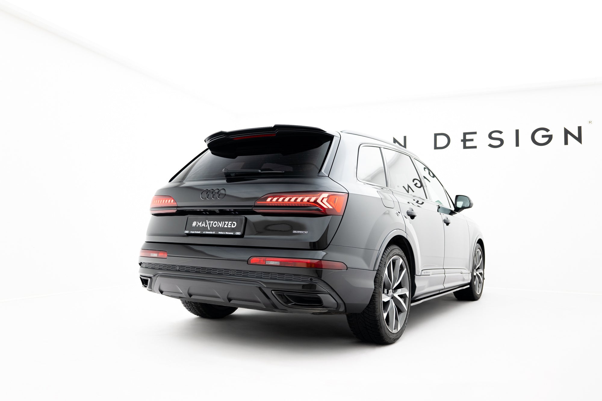 Maxton Design Extensión de alerón para Audi Q7 S-Line / SQ7 Mk2 Facelift 2 - imagen 2