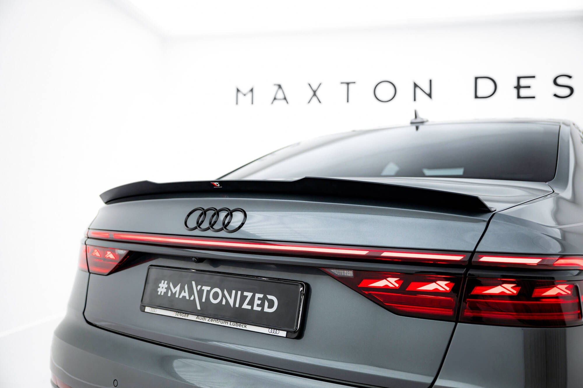 Maxton Design Extensión de alerón para Audi S8 / A8 S-Line D5 Facelift - imagen 1
