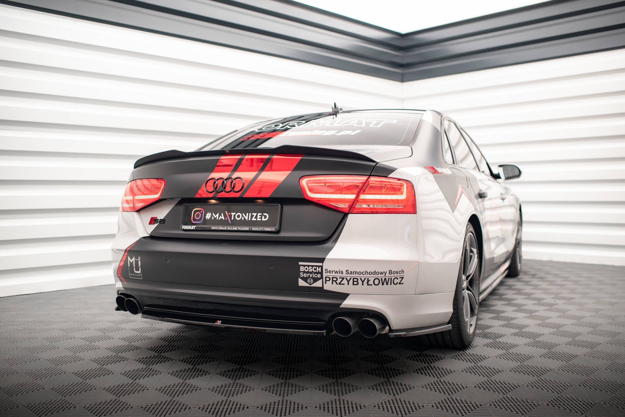 Maxton Design Extensión de alerón para Audi S8 D4 - imagen 2