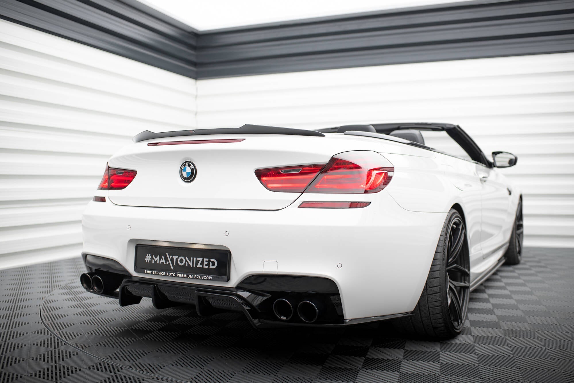Maxton Design Extensión de alerón para BMW M6 / 6 M-Pack Cabriolet F12 - imagen 2