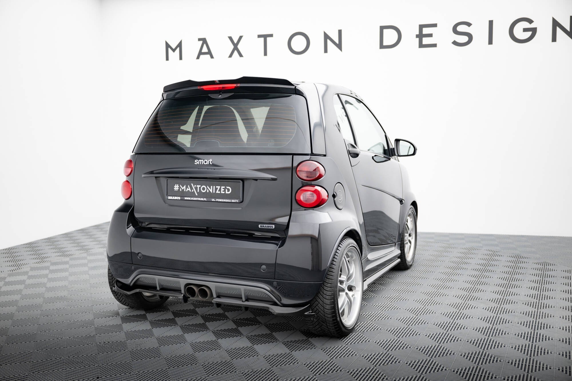 Maxton Design Extensión de alerón para Brabus Smart Fortwo C451 Facelift - imagen 2