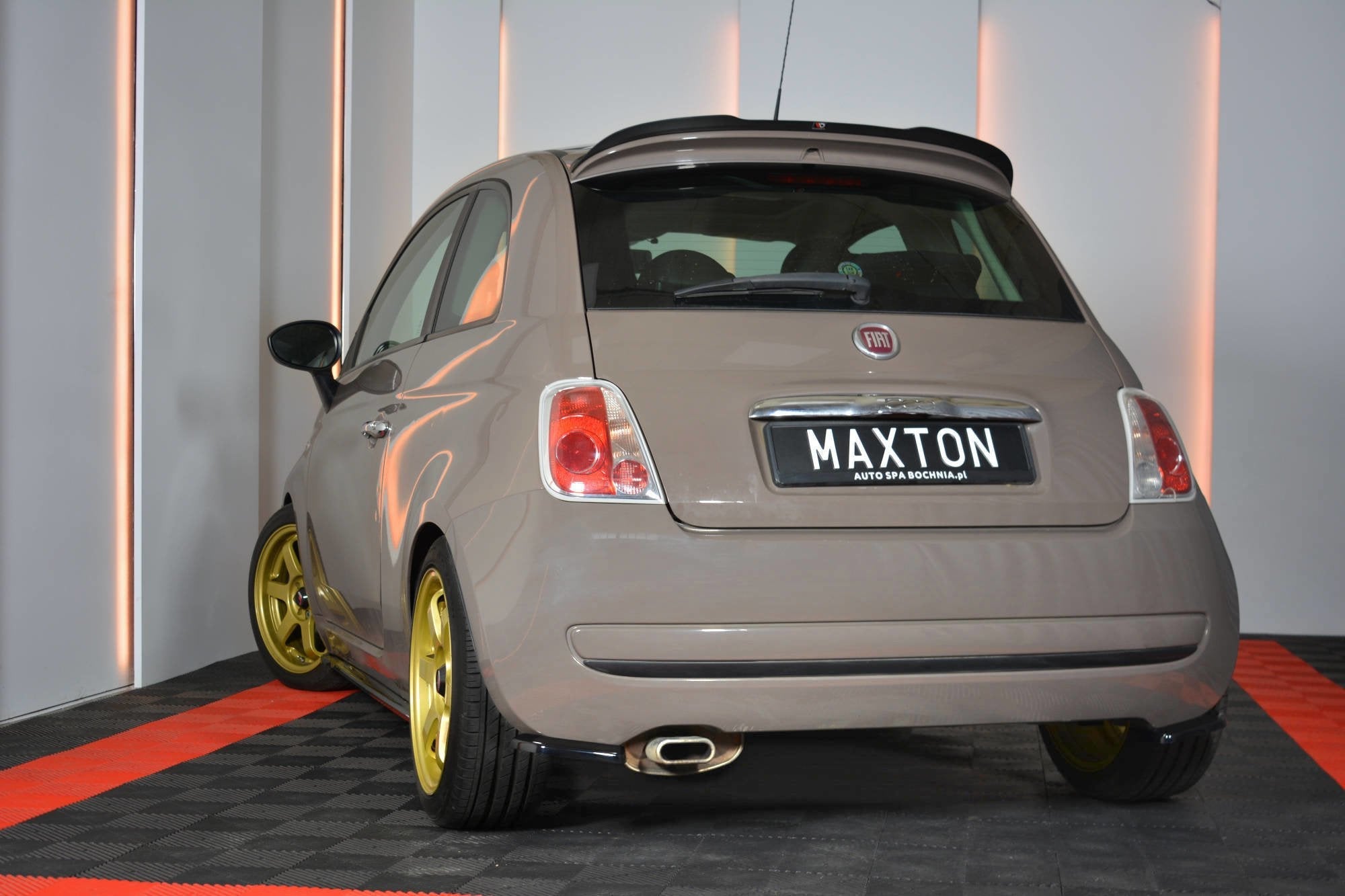 Maxton Design Extensión de alerón para Fiat 500 Hatchback Sport PRE-Facelift - imagen 5