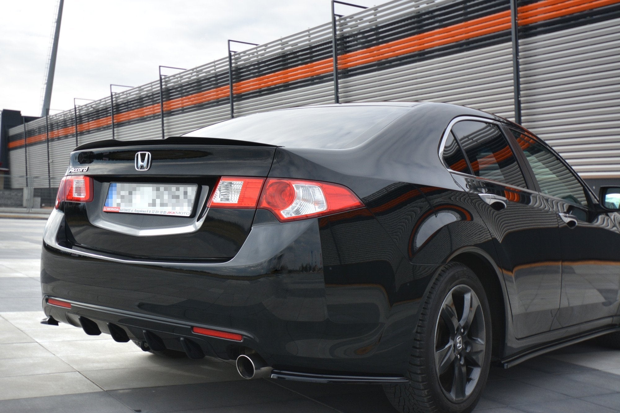 Maxton Design Extensión de alerón para Honda Accord Mk8. (CU-SERIES) Sedan - imagen 3