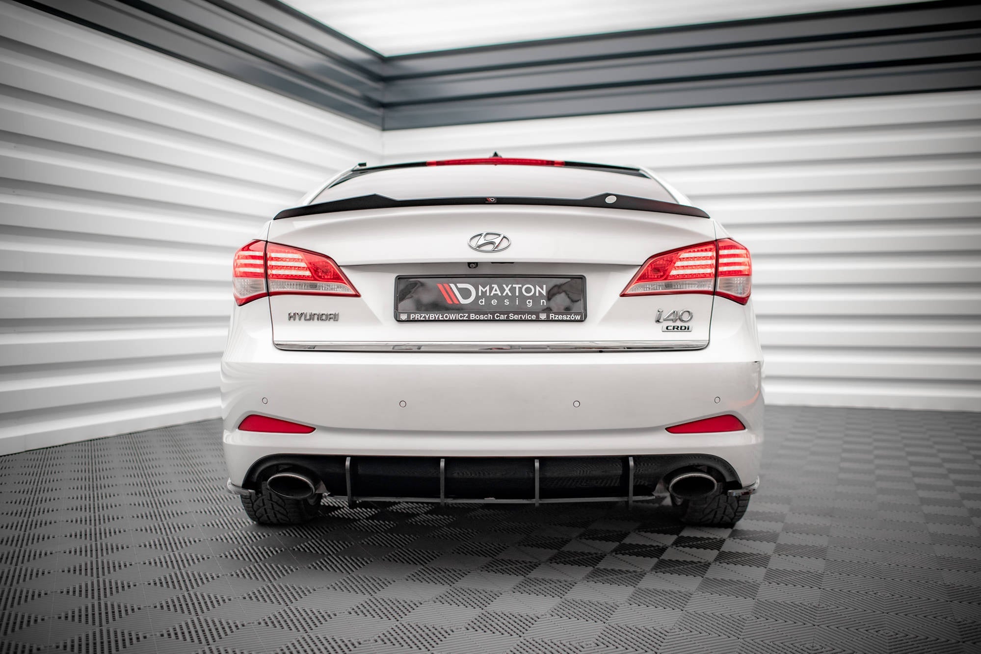 Maxton Design Extensión de alerón para Hyundai I40 Mk1 - imagen 1