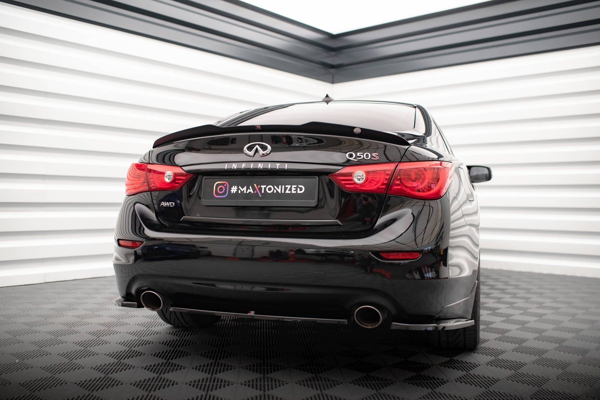 Maxton Design Extensión de alerón para Infiniti Q50 S Mk1 - imagen 2