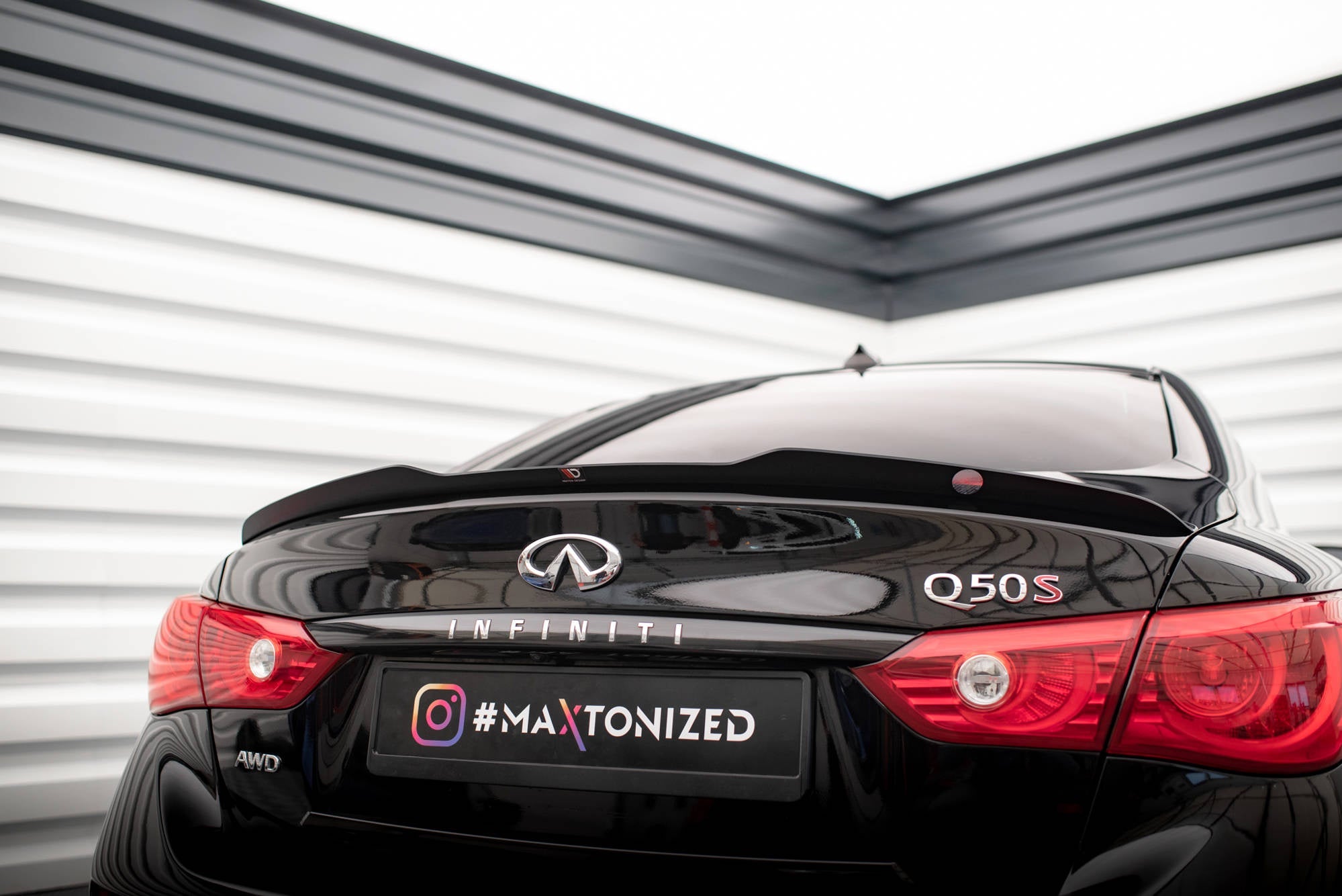 Maxton Design Extensión de alerón para Infiniti Q50 S Mk1 - imagen 1