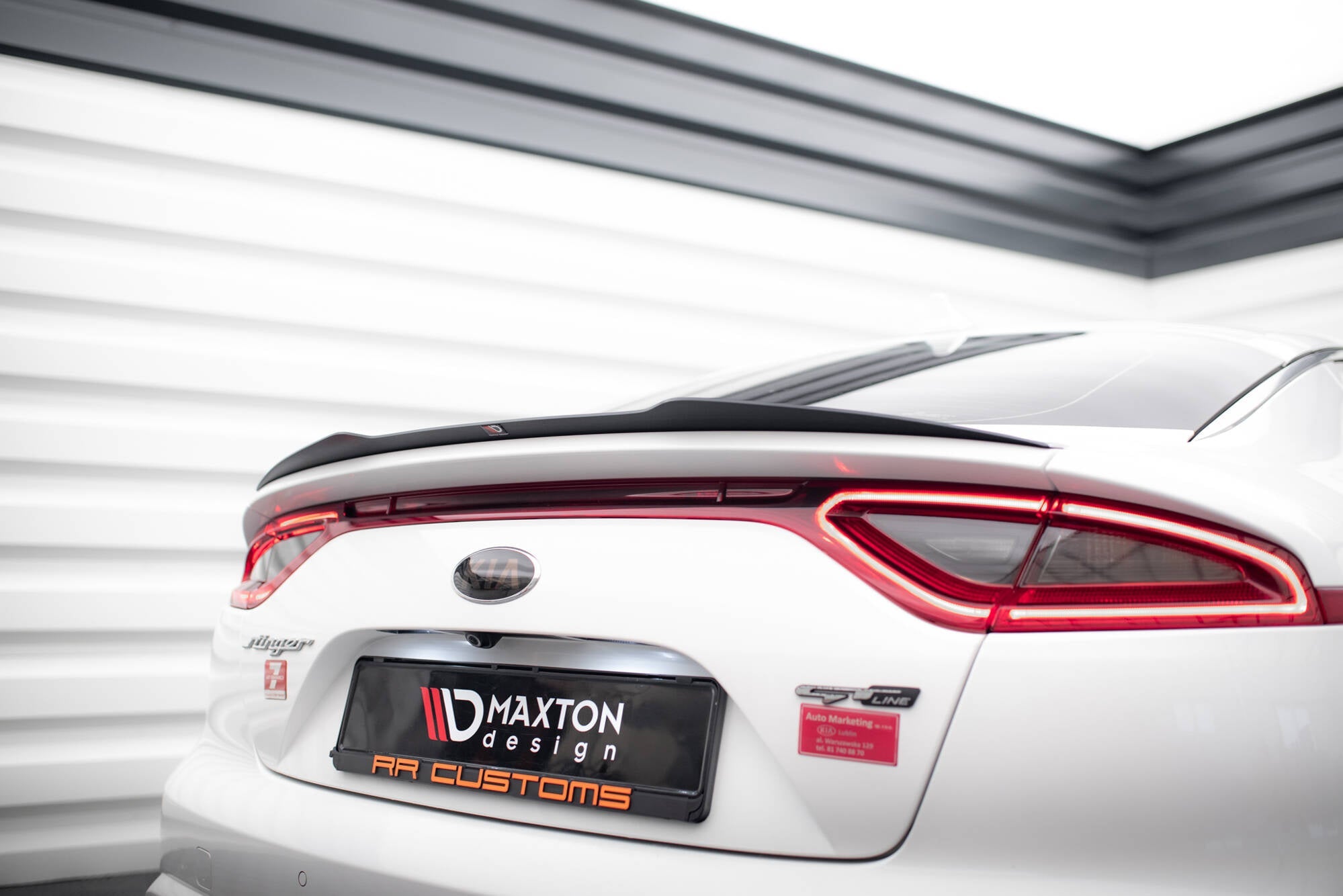 Maxton Design Extensión de alerón para Kia Stinger GT / GT-Line / Standard Mk1 - imagen 1