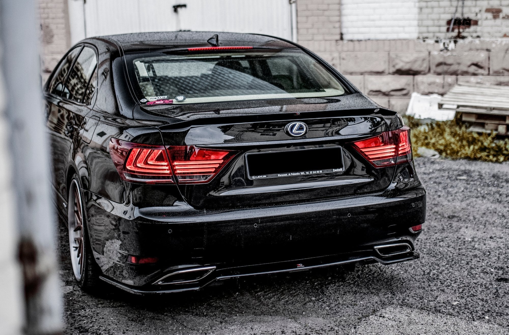 Maxton Design Extensión de alerón para Lexus LS Mk4 Facelift - imagen 6