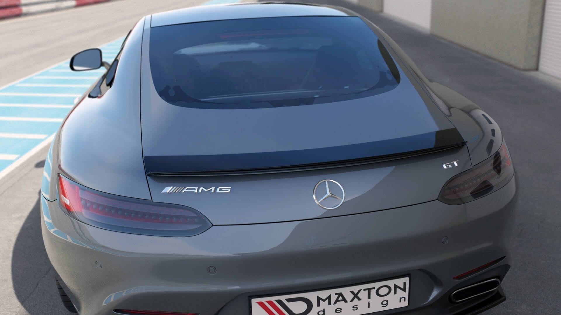Maxton Design Extensión de alerón para Mercedes-AMG GT / GT S C190 Facelift - imagen 1