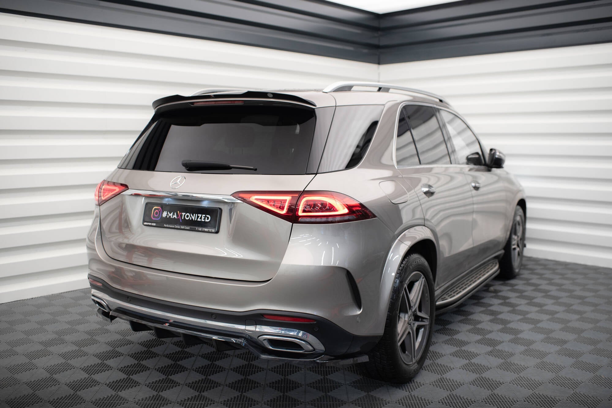 Maxton Design Extensión de alerón para Mercedes-Benz GLE SUV AMG-Line / AMG W167 / W167 Facelift - imagen 2