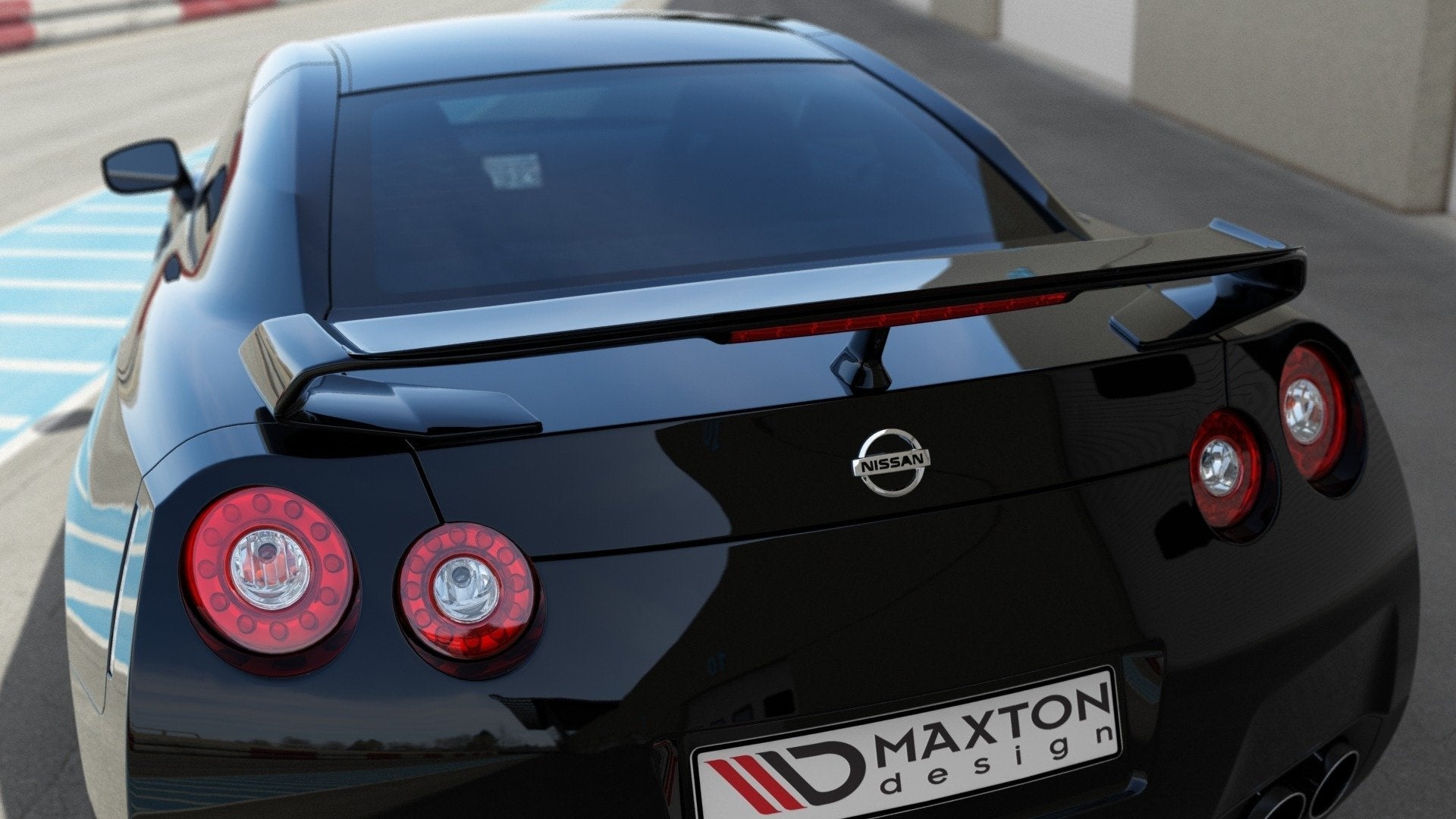 Maxton Design Extensión de alerón para Nissan GT-R Coupe (R35-SERIES) - imagen 3