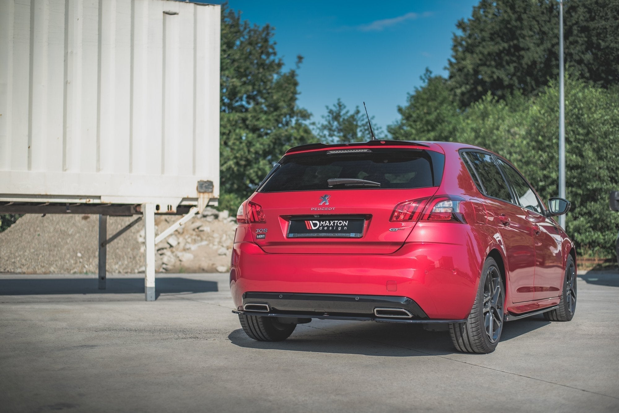 Maxton Design Extensión de alerón para Peugeot 308 GT Mk2 Facelift - imagen 3