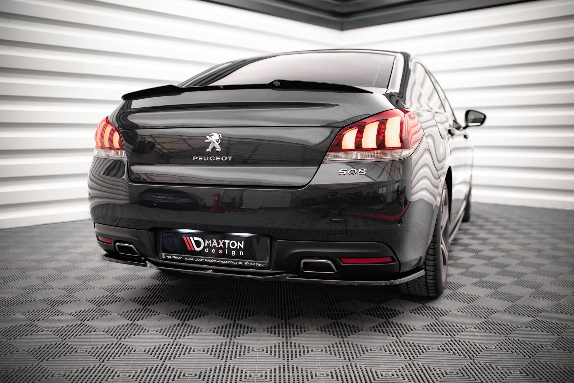 Maxton Design Extensión de alerón para Peugeot 508 GT Mk1 Facelift - imagen 2