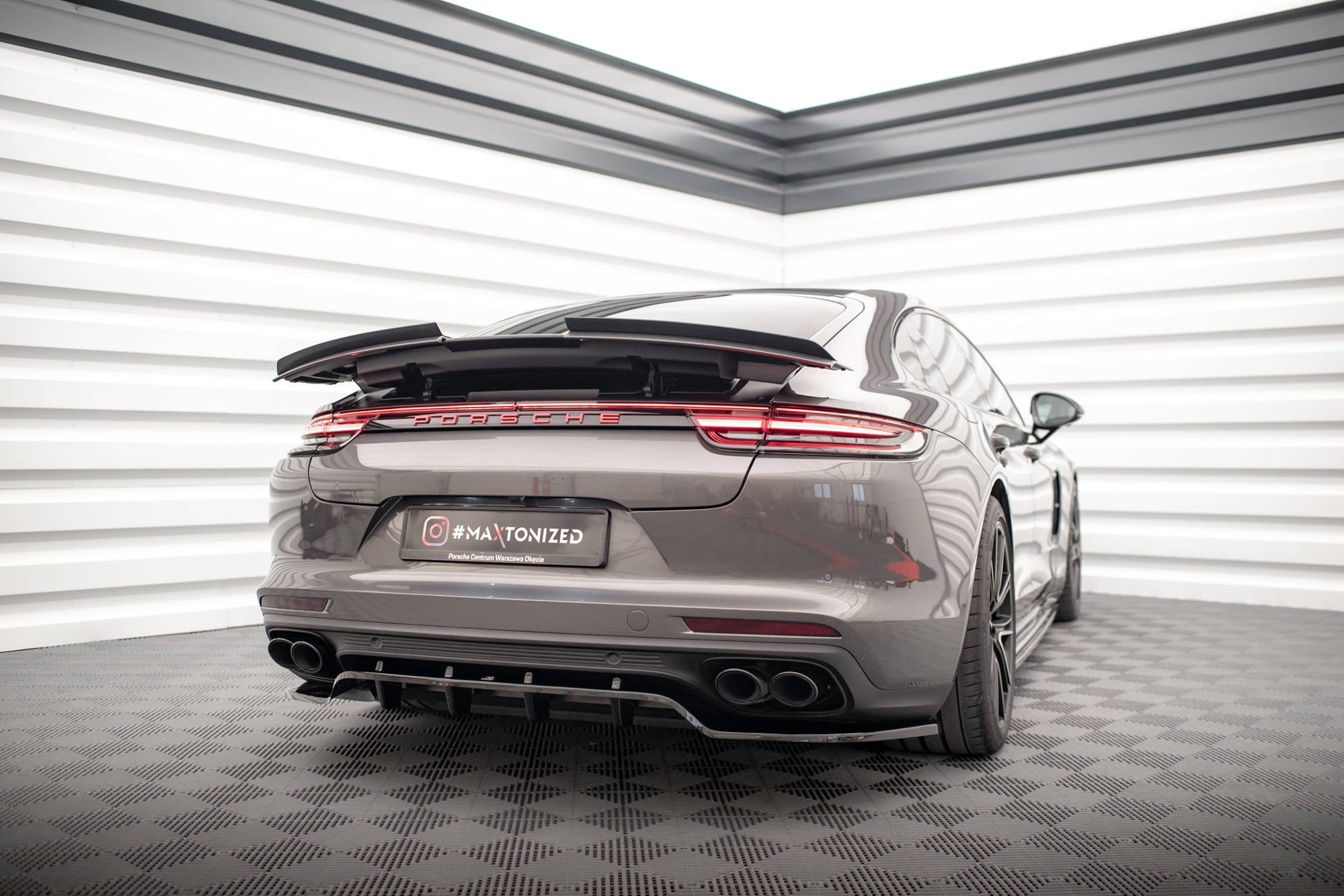 Maxton Design Extensión de alerón para Porsche Panamera GTS / Panamera E-Hybrid / Panamera Turbo S E-Hybrid 971 - imagen 2