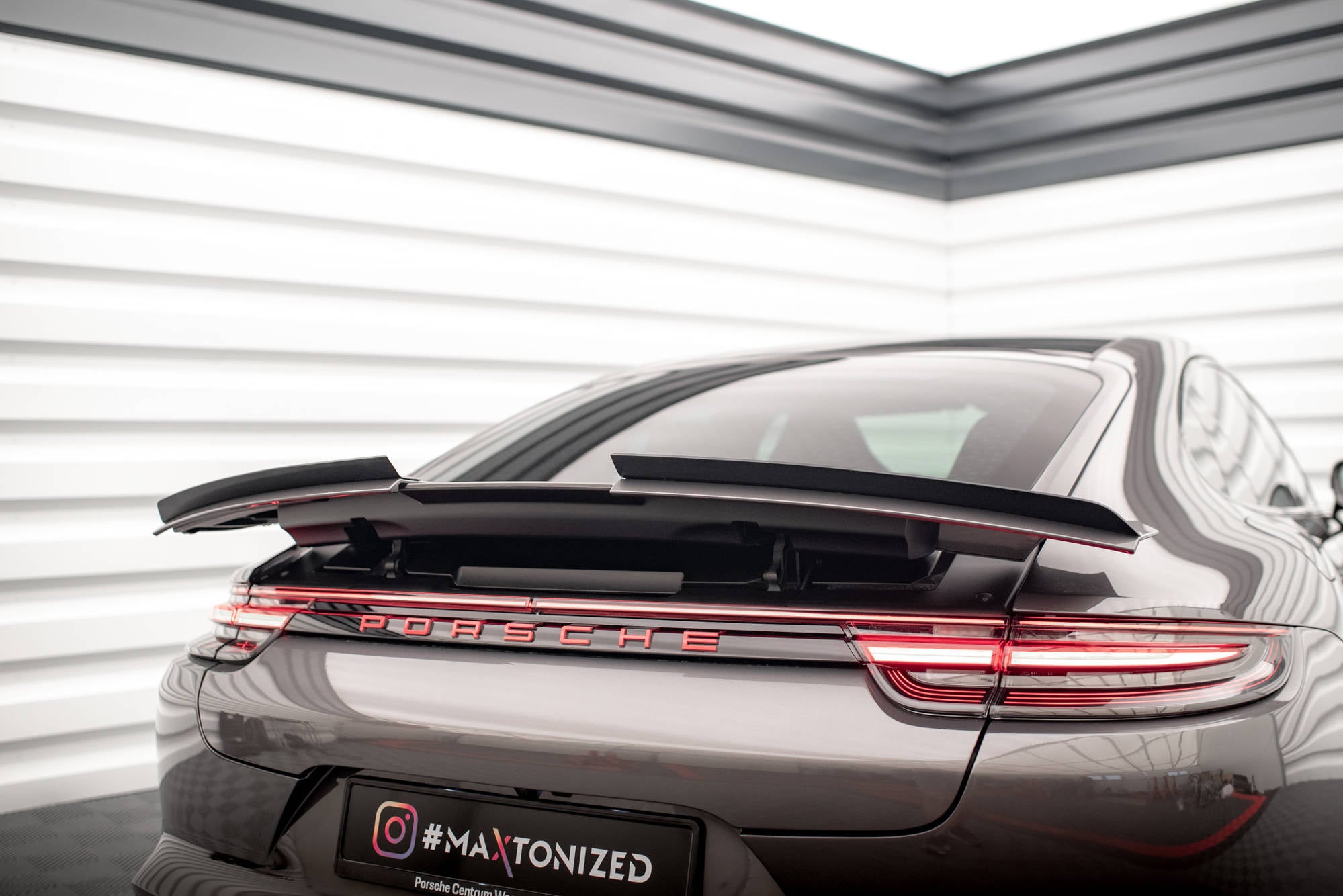 Maxton Design Extensión de alerón para Porsche Panamera GTS / Panamera E-Hybrid / Panamera Turbo S E-Hybrid 971 - imagen 1