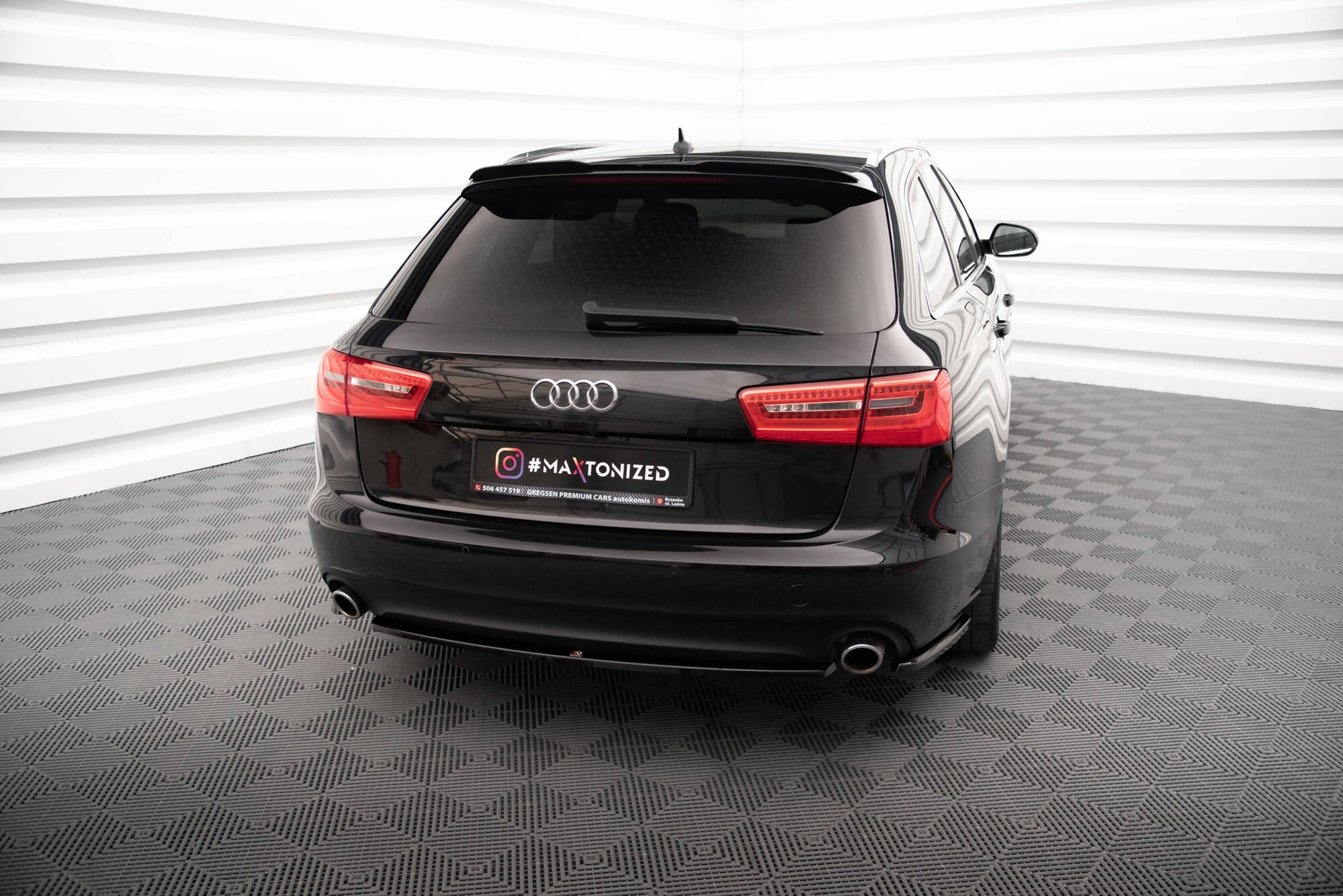Maxton Design Extensión de alerón V.1 para Audi A6 C7 Avant - imagen 3