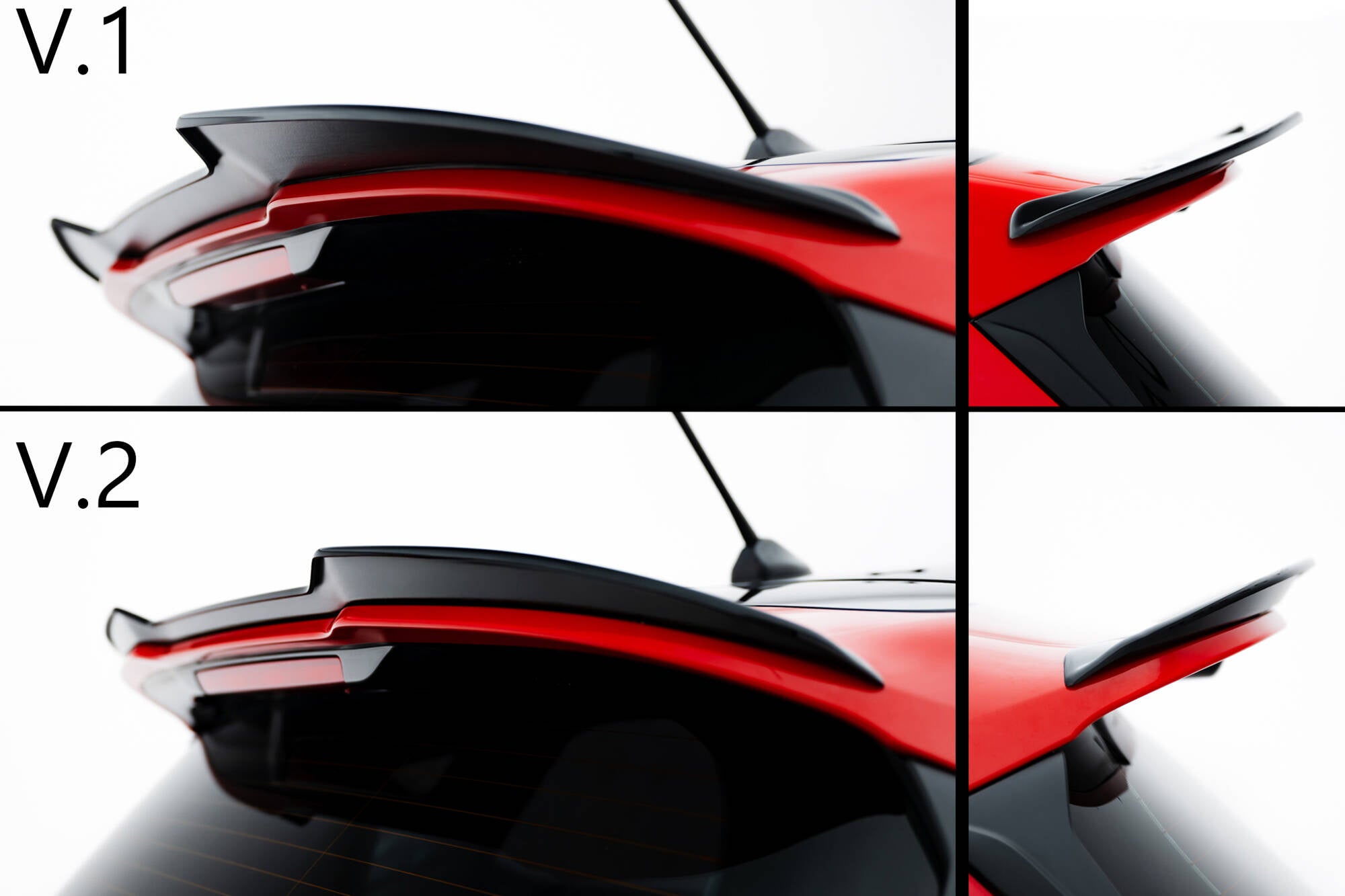 Maxton Design Extensión de alerón V.1 para Ford Fiesta Mk8 ST / ST-Line - imagen 3