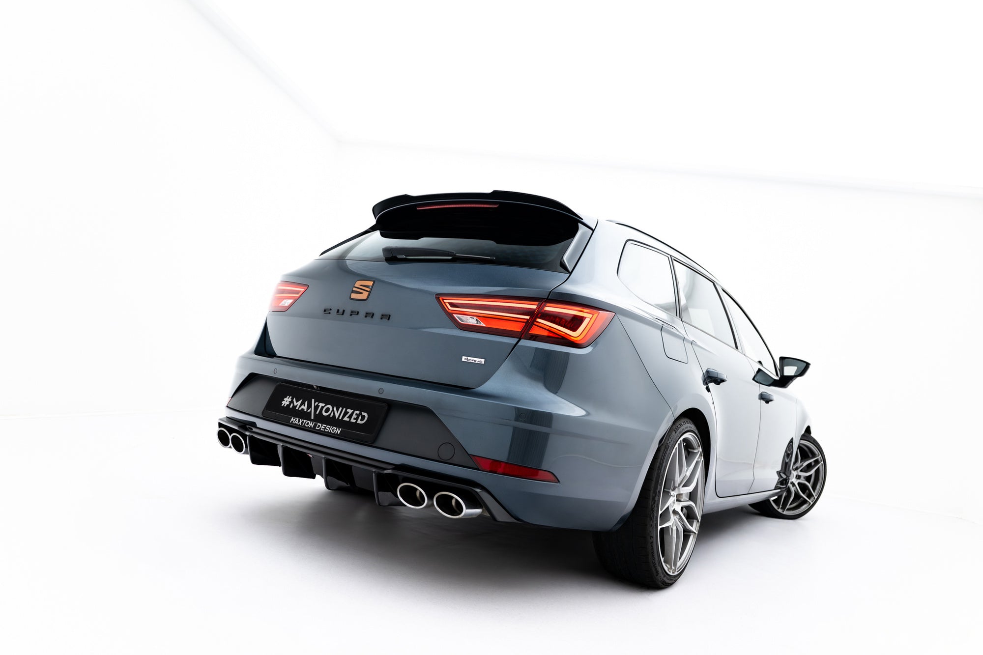 Maxton Design Extensión de alerón V.1 para Seat Leon Cupra ST Mk3 / Mk3 Facelift - imagen 2
