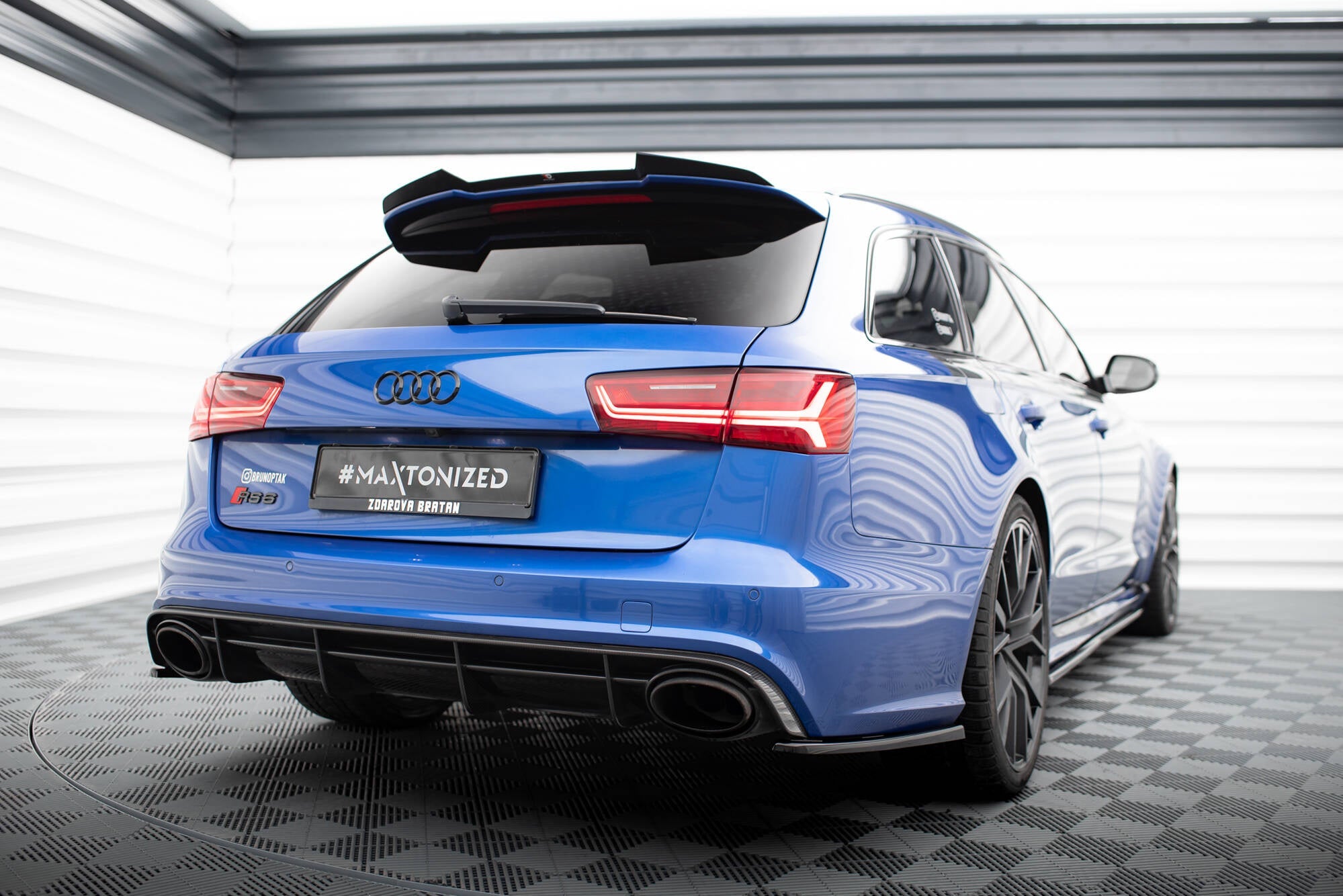 Maxton Design Extensión de alerón V.2 para Audi RS6 C7 / C7 Facelift - imagen 3