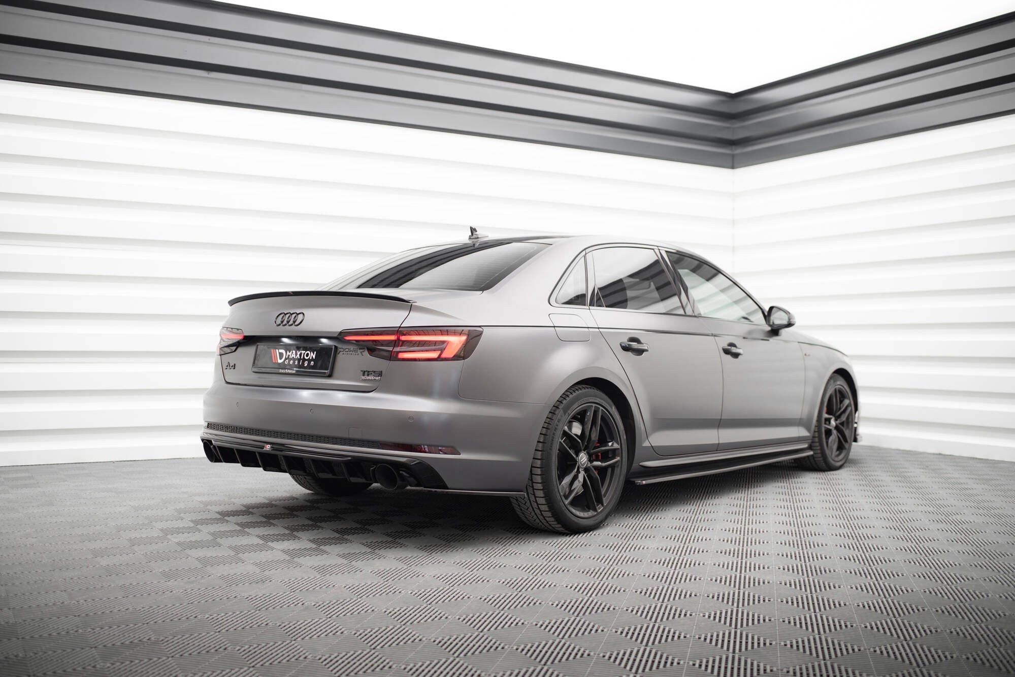 Maxton Design Extensión de alerón V.2 para Audi S4 / A4 Standard / S-Line / Competition Sedan B9 / B9 Facelift - imagen 2