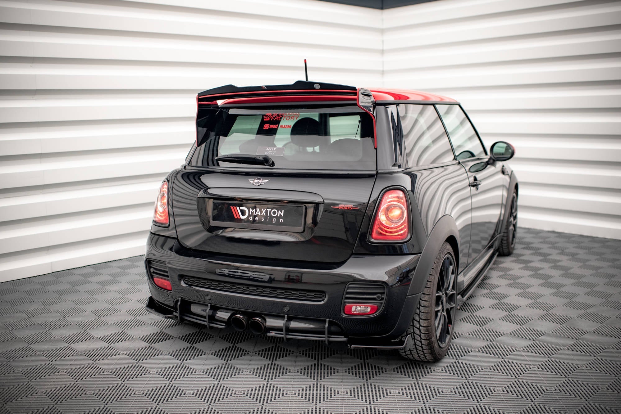 Maxton Design Extensión de alerón V.2 para Mini Cooper John Cooper Works R56 - imagen 2