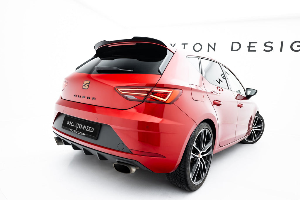 Maxton Design Extensión de alerón V.2 para Seat Leon Cupra Hatchback Mk3 - imagen 2