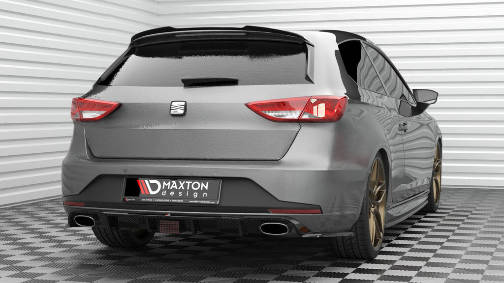 Maxton Design Extensión de alerón V.2 para Seat Leon Cupra Sportstourer Mk3 Facelift - imagen 1