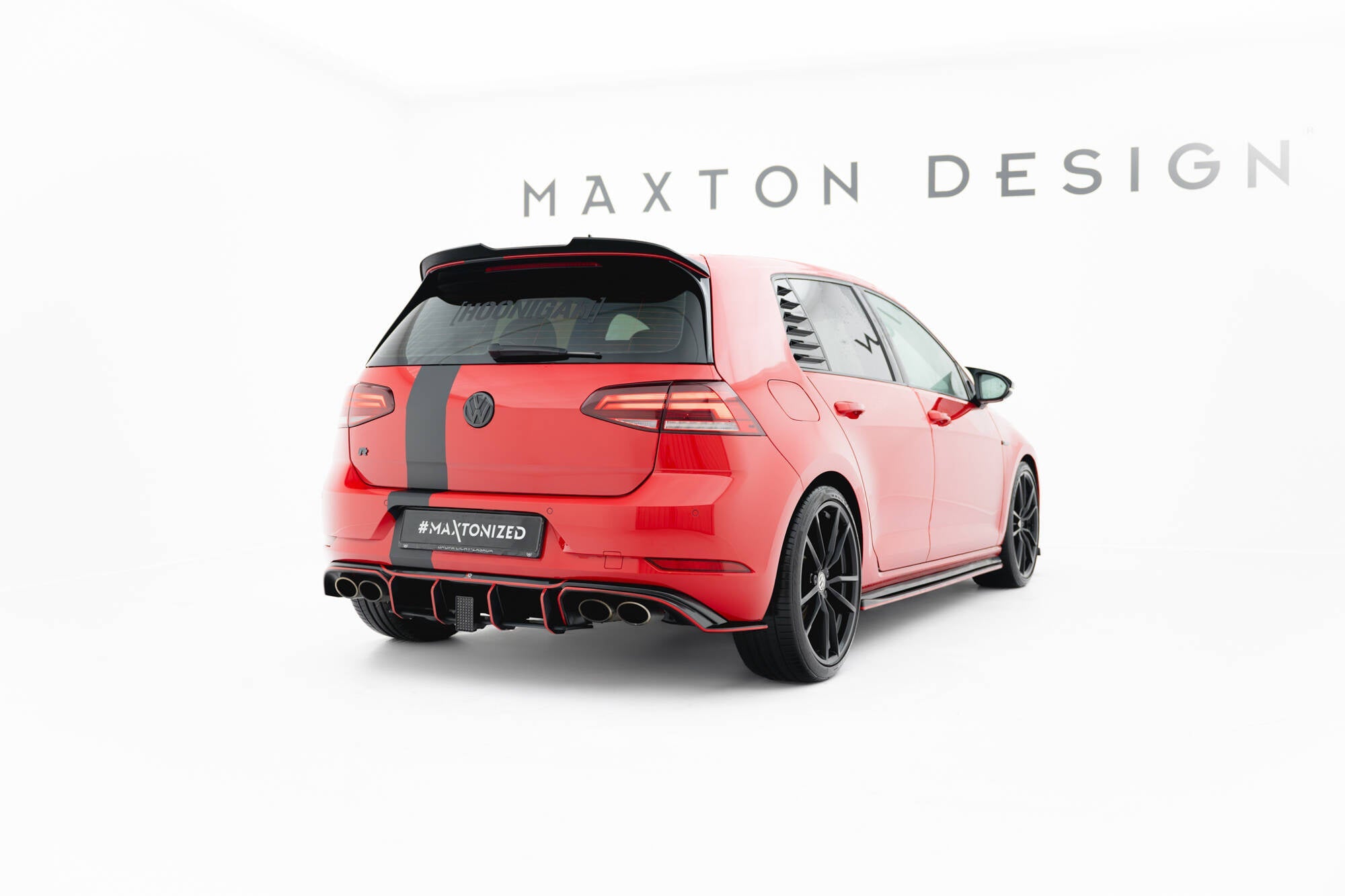 Maxton Design Extensión de alerón V.2 para Volkswagen Golf R / R-Line / GTI / GTD Mk7 / Mk7 Facelift - imagen 4